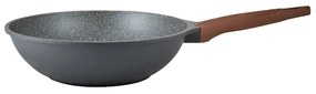 Τηγάνι Wok 01-1223 Stone 28Cm Χυτό Αλουμίνιο Anthracite Estia 28cm Aluminium