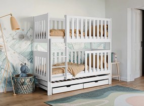 EMILKA 80x180 white bunk bed Lano Furniture