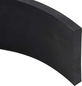 vidaXL Ελαστική Άκρη για Εκχιονιστικό Μαύρο 150x8x1 εκ.