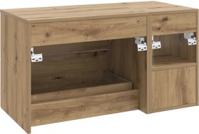 vidaXL Σετ Επίπλων Μπάνιου 2 pcs Artisan Δρυς Επεξεργασμένο Ξύλο