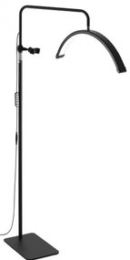Half Moon Light for Esthetician 23inch Dimmable LED Floor Lamp Lash Light Arched
