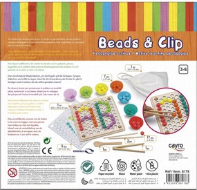 Εκπαιδευτικό παιχνίδι Cayro Bead &amp; Clip