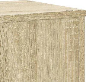 vidaXL Βάσεις Φυτών 2 Τεμ. Sonoma Δρυς 30x30x70 εκ. Επεξεργασμένο Ξύλο