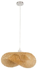 Φωτιστικό Οροφής Mexico 00719 1xΕ27 65x46x30cm Beige GloboStar