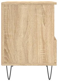 vidaXL Κομοδίνο Sonoma Δρυς 40 x 35 x 50 εκ. από Επεξεργ. Ξύλο