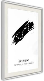 Αφίσα - Zodiac: Scorpio I - 40x60 - Χρυσό - Με πασπαρτού