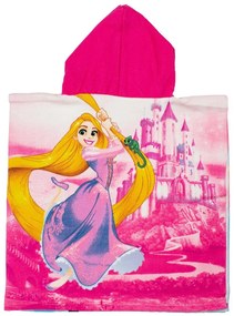 Πόντσο Θαλάσσης Quick Dry Disney Home Princess 24 50X100 Pink 100% Microfiber - Disney Home