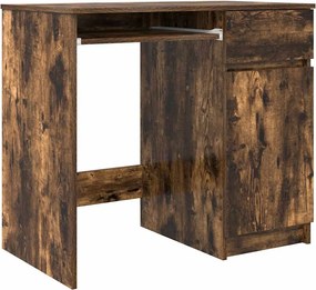 vidaXL Γραφείο Καπνιστή Δρυς 86x49x76 εκ. από Επεξεργασμένο Ξύλο