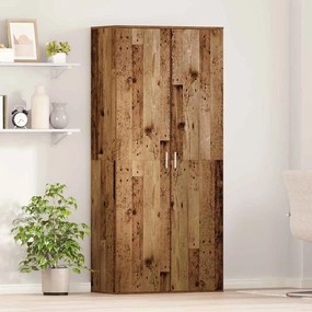 vidaXL Υψηλό ντουλάπι Παλιό Ξύλο 80x39x178 εκ. Κατασκευασμένο Ξύλο