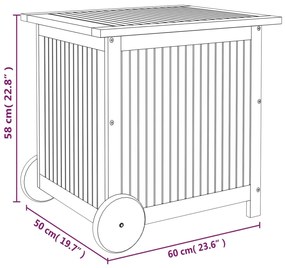 ΜΠΑΟΥΛΟ ΑΠΟΘΗΚΕΥΣΗΣ ΚΗΠΟΥ ΜΕ ΡΟΔΕΣ 60X50X58 ΕΚ. ΜΑΣΙΦ ΑΚΑΚΙΑ 319710