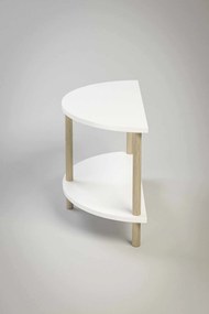 Τραπεζάκι Σαλονιού Λευκό LIFRE 60x30x42