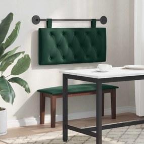 vidaXL Κρεμαστό Κεφαλάρι Σκούρο Πράσινο Βελούδο