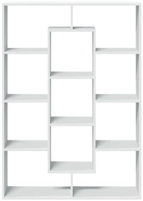 Βιβλιοθήκη Λευκή 102x29x143 εκ. από Επεξεργασμένο Ξύλο - Λευκό