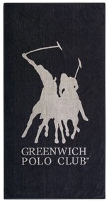Πετσέτα Θαλάσσης (90x170) Greenwich Polo Club 3597 Black