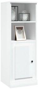 vidaXL Ντουλάπι Γυαλιστερό λευκό 36x35,5x103,5 από Επεξεργασμένο Ξύλο