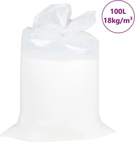 vidaXL Γέμισμα EPS 100 L Λευκό 18 kg/m³