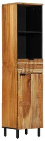 vidaXL Ντουλάπα Μπάνιου 38x33x160 εκ. Μασίφ Ξύλο Ακακίας