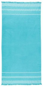 Πετσέτα Θαλάσσης Java Calypso Ciel Descamps Θαλάσσης 90x175cm 100% Cotton