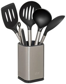 Κουτάλες Μαγειρικής + Βάση (Σετ 6τμχ) F-V Utensils 204660