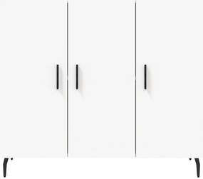 vidaXL Μπουφές Λευκός 90 x 34 x 80 εκ. από Επεξεργασμένο Ξύλο