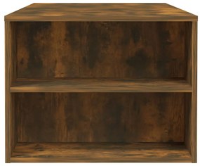 vidaXL Τραπεζάκι Σαλονιού Καπνιστή Δρυς 102x55x42εκ Επεξεργασμένο Ξύλο