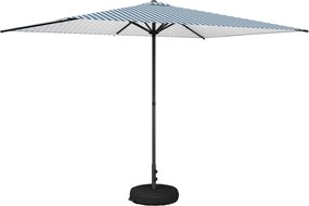 vidaXL Ομπρέλα Κήπου με Βάση 200 x 300 cm Πολυεστέρας Ορθογώνιος