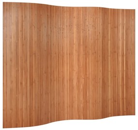 vidaXL Διαχωριστικό Δωματίου Καφέ 165 x 250 εκ. από Μπαμπού