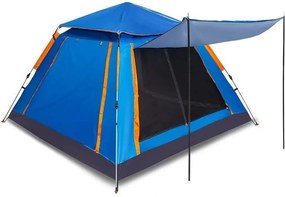 Σκηνή Camping 3 ατόμων με σκίαστρα - YB3021 - 2x2m - 960002 - Blue