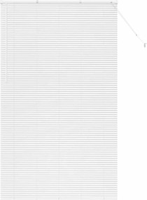 vidaXL Βενετσιάνικες Ρόδες Λευκό 220 x 130 εκ Αλουμίνιο