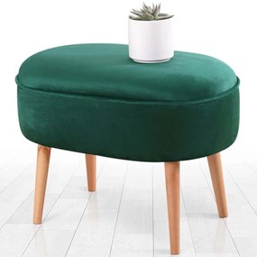 Σκαμπό Moile 209FLF1203 63x44x47cm Green