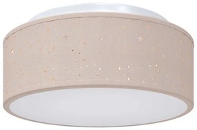 vidaXL Λάμπα Οροφής Taupe 30 x 13.5 εκ. ύφασμα