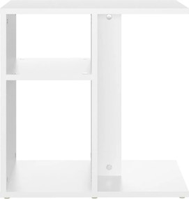 vidaXL Τραπέζι Βοηθητικό Λευκό 50 x 30 x 50 εκ. από Επεξ. Ξύλο