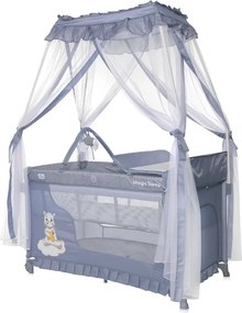 BABY COT MAGIC SLEEP COOL GREY HIPPO