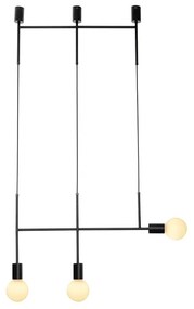 Φωτιστικό Οροφής Τρίφωτο Aca Kyoto TNK853P64BK Black