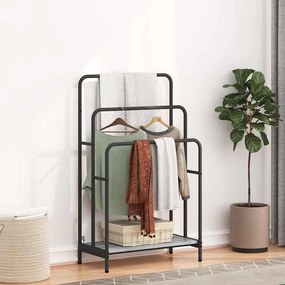 vidaXL Ράφι Ρούχων Γκρι sonoma 60 x 30 x 100.5 εκ Επεξεργασμένο ξύλο