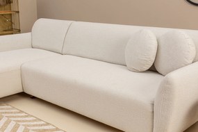 Corner Sofa Eddy Corner Left (CHL-3R) - White White