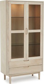 Nyborg Display Cabinet White Oil