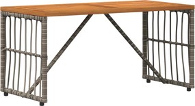 vidaXL Εξωτερικό Τραπέζι Γκρι 80 x 40 x 40 cm
