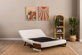 Διθέσιος Καναπές Κρεβάτι Λευκό COSMO 78x120x82