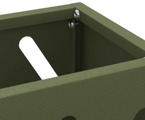 vidaXL Βάση ομπρελών Ελιά Μέταλλο Κανονικό Βάση ομπρελών Ορθογώνια