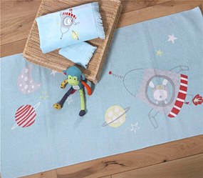 Χαλί Baby Space Aqua 70x140 - Nef Nef