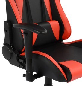 ΚΑΡΕΚΛΑ ΓΡΑΦΕΙΟΥ GAMING HM1062.01 SPEED ΜΑΥΡΟ ΚΟΚΚΙΝΟ PU 68,5 x 71,5 x 133,5 εκ.