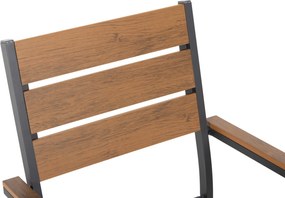 ΠΟΛΥΘΡΟΝΑ ΑΛΟΥΜΙΝΙΟΥ SAGA HM5981.03 ΑΝΘΡΑΚΙ-POLYWOOD ΣΕ ΦΥΣΙΚΟ 55x55x86Υεκ.