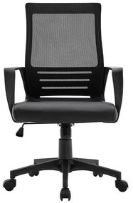 Καρέκλα Γραφείου FL19-3Α Fylliana Μαύρο 60x63x95/105 εκ. 60x63x105 εκ.
