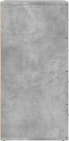 vidaXL Ντουλάπι Γκρι Σκυροδέματος 60x39x80 εκ. Επεξεργασμένο Ξύλο