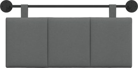 vidaXL Κρεμαστό Κεφαλάρι Σκούρο Γκρι ύφασμα