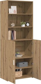 vidaXL Highboard Artisan Δρυς 70 x 42,5 x 185 εκ Επεξεργασμένο Ξύλο