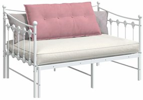vidaXL Μαξιλάρι Πλάτης Ροζ 100 x 50 cm Υφασμάτινο Κορντουρά
