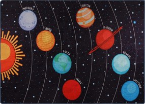 Carpet (100 x 160) Galaxy Multicolor