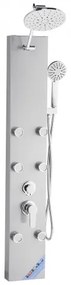 VEVOR Shower Panel Tower System Stainless Steel Column Rainfall Head Massage Jet